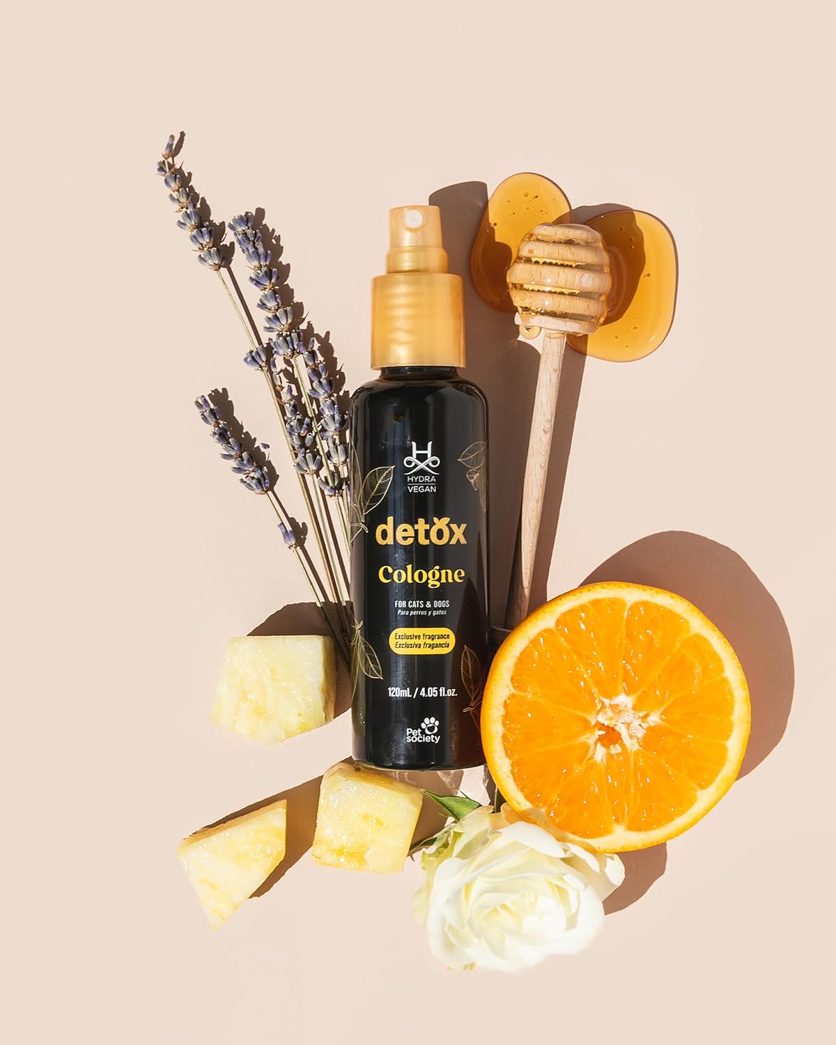 Hydra Vegan Detox Cologne with Fragrant Oils, Grooming and Finishing Spray for Dogs and Cats, 4.05 Fluid Ounces